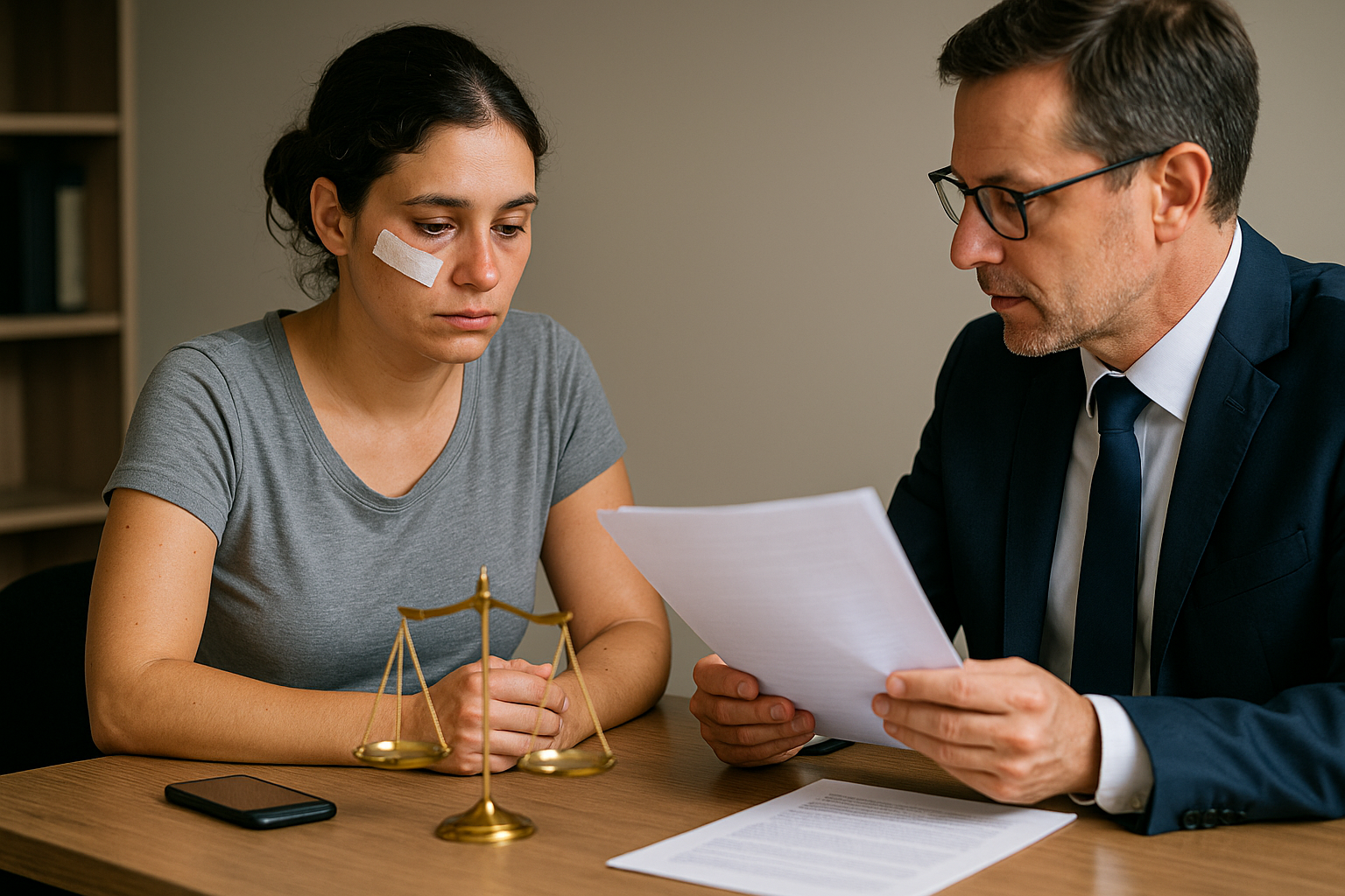 Pruebas para demanda por violencia intrafamiliar en Colombia